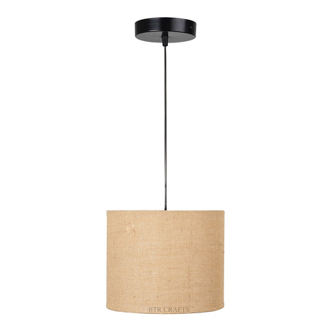 Hanging/ Pendant Drum Shade, 10 inches Dia / Jute