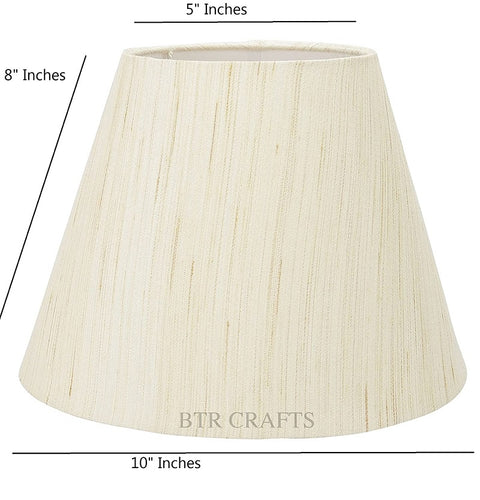 10" Inches, Conical Lamp Shade, Cotton Fabric,