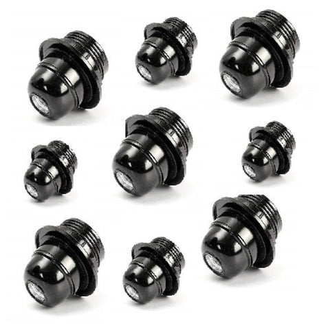 BTR CRAFTS E27 Bulb Holder (5 cm, Black)- Set of 15