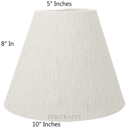 10" Inches, Conical Lamp Shade, Cotton Fabric,