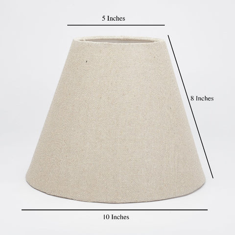 10" Inches, Conical Lamp Shade, Cotton Fabric,