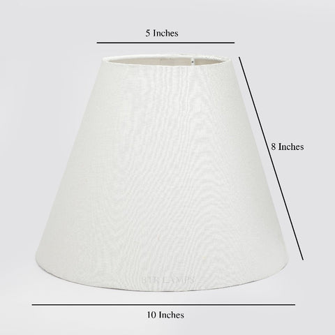 10" Inches, Conical Lamp Shade, Cotton Fabric,