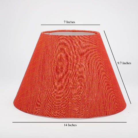 14" Inches, Conical Lamp Shade, Cotton Fabric