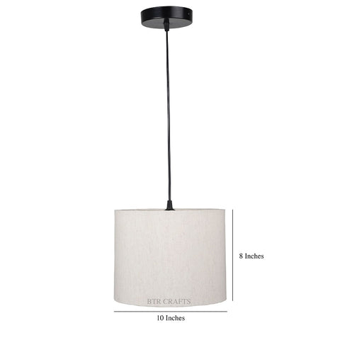 Hanging/ Pendant Drum Shade, 10 inches Dia / Flex