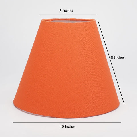 10" Inches, Conical Lamp Shade, Cotton Fabric,