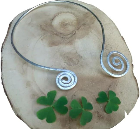 NauticalMart Celtic Viking Torc Spiral Design Torque Necklace Gift for Men & Women Medieval Iron Norse Jewelry