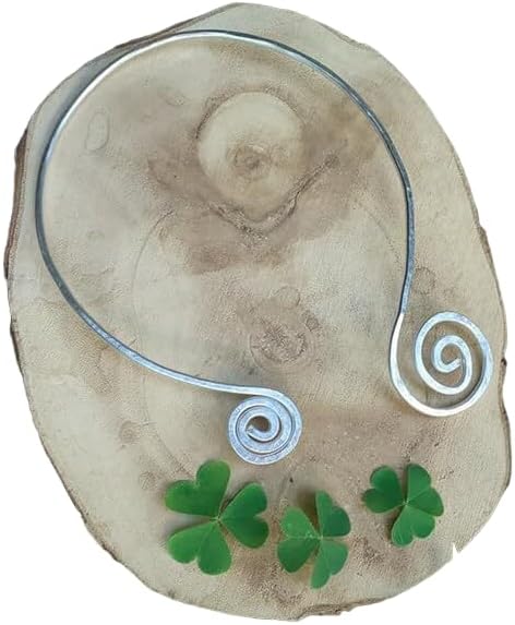 NauticalMart Celtic Viking Torc Spiral Design Torque Necklace Gift for Men & Women Medieval Iron Norse Jewelry