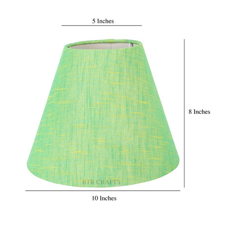 10" Inches, Conical Lamp Shade, Cotton Fabric,