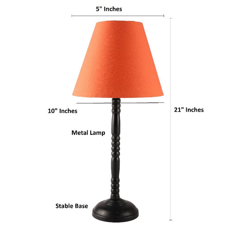 BTR CRAFTS Metal Table Lamp (Bulb not Included)