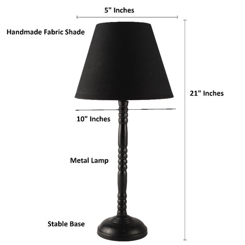 BTR CRAFTS Metal Table Lamp (Bulb not Included)
