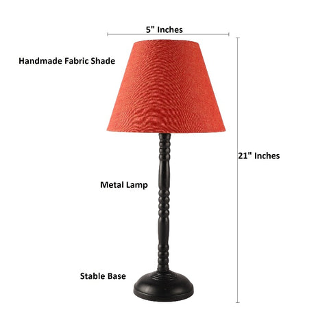 BTR CRAFTS Metal Table Lamp (Bulb not Included)