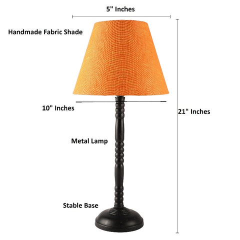 BTR CRAFTS Metal Table Lamp (Bulb not Included)