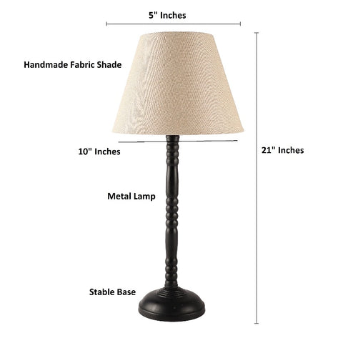 BTR CRAFTS Metal Table Lamp (Bulb not Included)