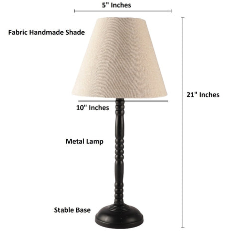 BTR CRAFTS Metal Table Lamp (Bulb not Included)