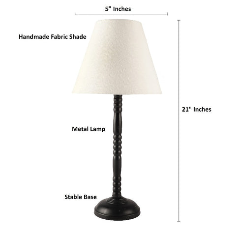 BTR CRAFTS Metal Table Lamp (Bulb not Included)