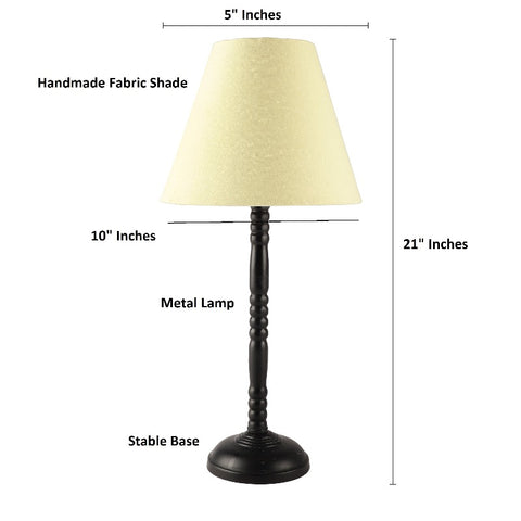 BTR CRAFTS Metal Table Lamp (Bulb not Included)