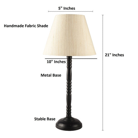BTR CRAFTS Metal Table Lamp (Bulb not Included)