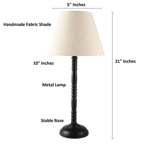BTR CRAFTS Metal Table Lamp (Bulb not Included)