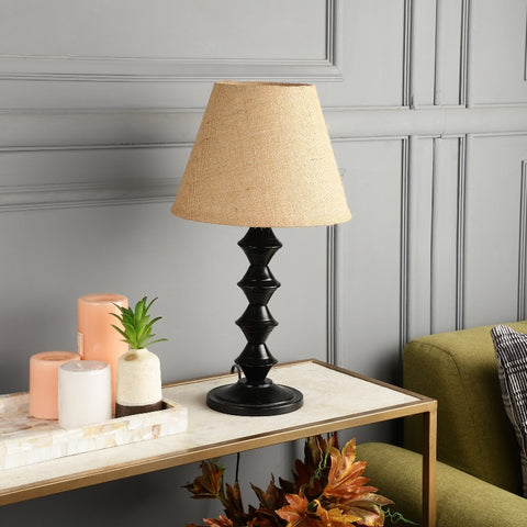 BTR CRAFTS Metal Table Lamp With Conical Shade