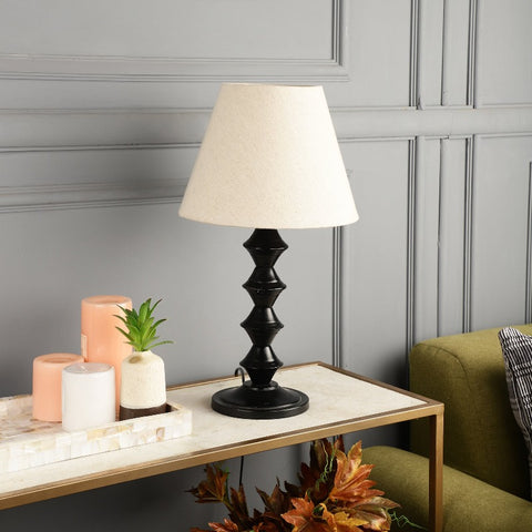 BTR CRAFTS Metal Table Lamp With Conical Shade