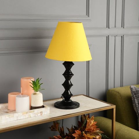 BTR CRAFTS Metal Table Lamp With Conical Shade