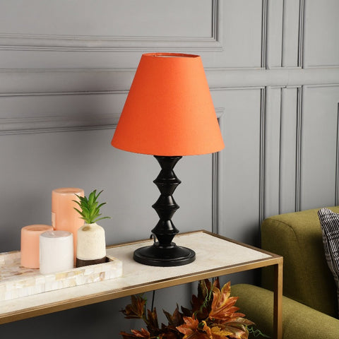 BTR CRAFTS Metal Table Lamp With Conical Shade