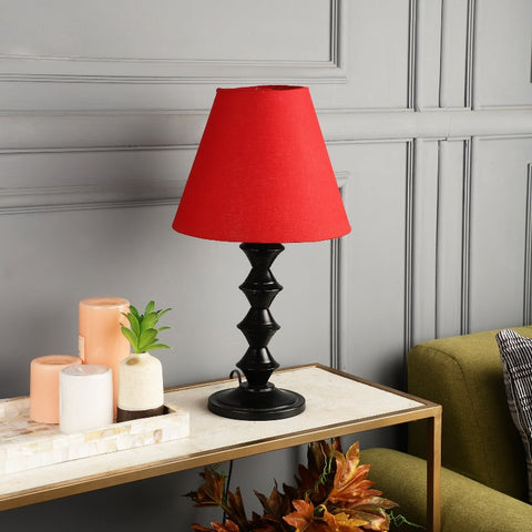 BTR CRAFTS Metal Table Lamp With Conical Shade