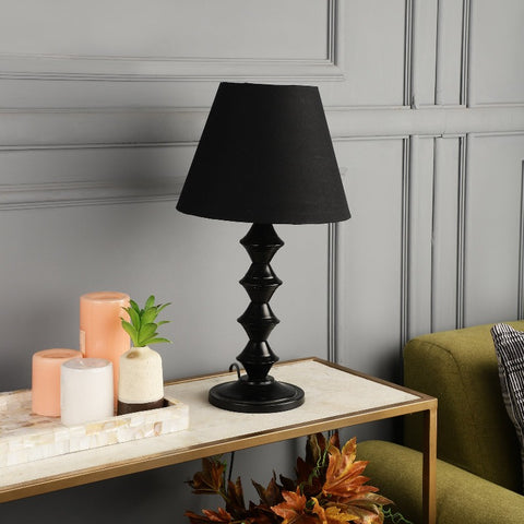 BTR CRAFTS Metal Table Lamp With Conical Shade