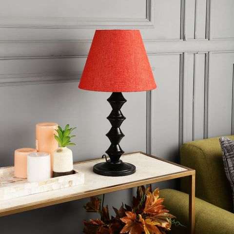 BTR CRAFTS Metal Table Lamp With Conical Shade