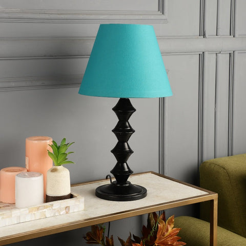 BTR CRAFTS Metal Table Lamp With Conical Shade