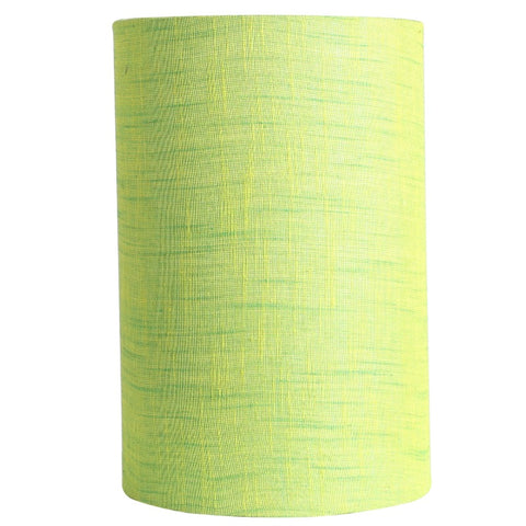 BTR CRAFTS Green Texture Cylinder Lamp Shade, Cotton Fabric, (6" Inches)