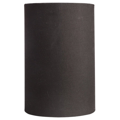 BTR CRAFTS Black Cylinder Lamp Shade, Cotton Fabric, (6" Inches)