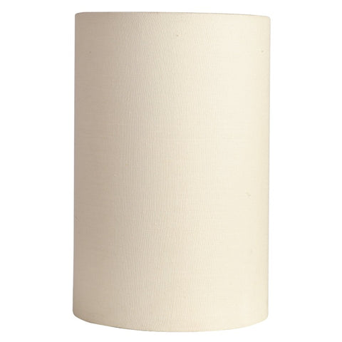 BTR CRAFTS Cream Cylinder Lamp Shade, Cotton Fabric, (6" Inches)