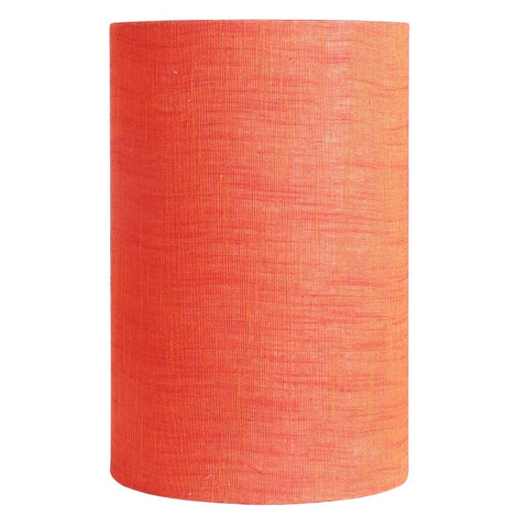 BTR CRAFTS Red Texture Cylinder Lamp Shade, Cotton Fabric, (6" Inches)