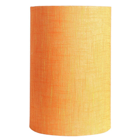 BTR CRAFTS Orange Texture Cylinder Lamp Shade, Cotton Fabric, (6" Inches)