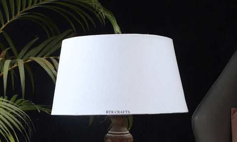 BTR CRAFTS White Tapper Lamp Shade 12 Inches