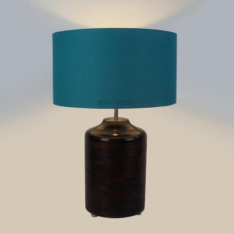 Antique Heavy Wooden Table Lamp  (Bulb not Included)