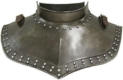 Medieval Studded Gorget SCA Reenactment Silver