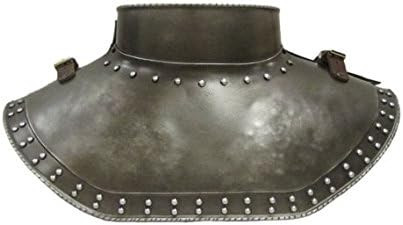 Medieval Studded Gorget SCA Reenactment Silver