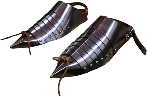 Medieval Steel Sabaton Armor Shoes - Halloween