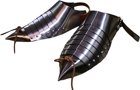 Medieval Steel Sabaton Armor Shoes - Halloween