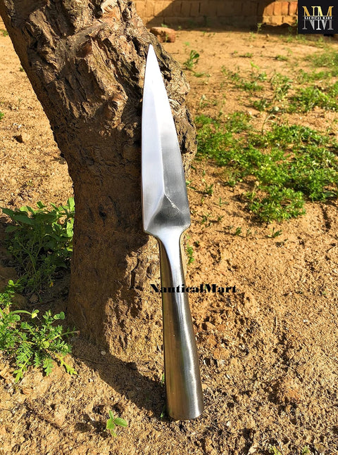 Hand-Forged Viking Saga Iron Spear Point Viking Accessories