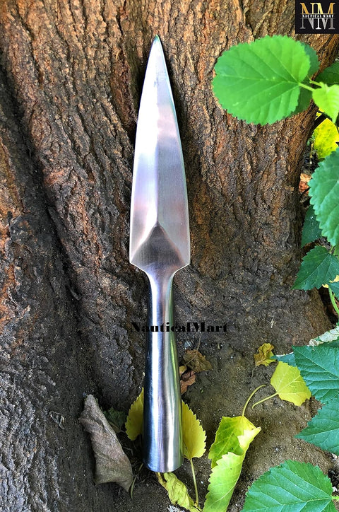 Hand-Forged Viking Saga Iron Spear Point Viking Accessories