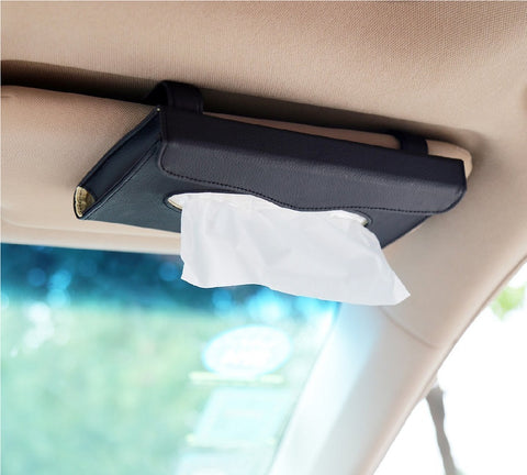 Car Visor Tissue Paper Purse-Holder/ Seatback Pocket Paper Napkin Holder/ Car Door Case Holder/ Interior Car Accessories