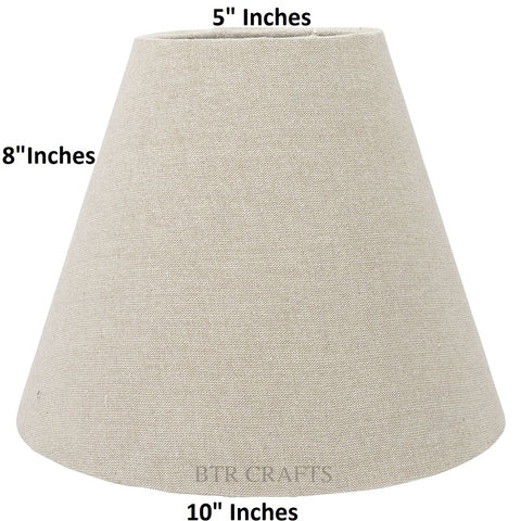 10" Inches, Conical Lamp Shade, Cotton Fabric,