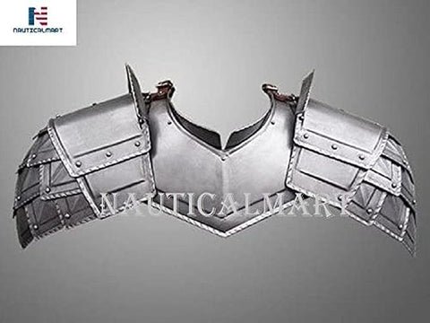 Medieval LARP Armor Gorget and Pauldrons Shoulder Guard