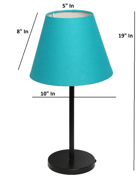 BTR CRAFTS Black Metal Table Lamp (Bulb not Included)