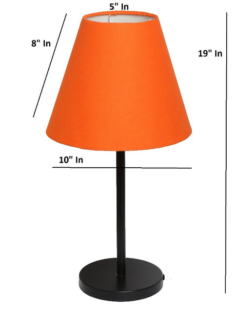 BTR CRAFTS Black Metal Table Lamp (Bulb not Included)