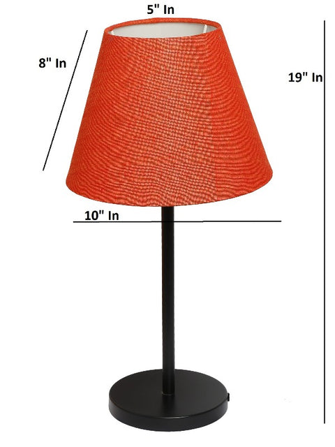 BTR CRAFTS Black Metal Table Lamp (Bulb not Included)