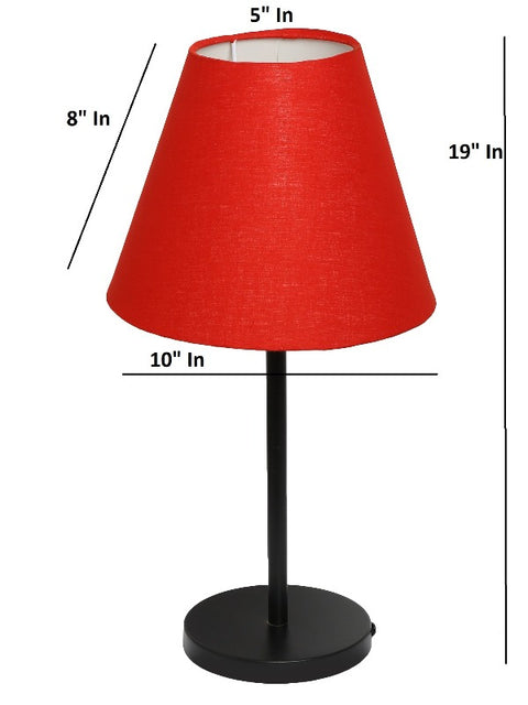 BTR CRAFTS Black Metal Table Lamp (Bulb not Included)